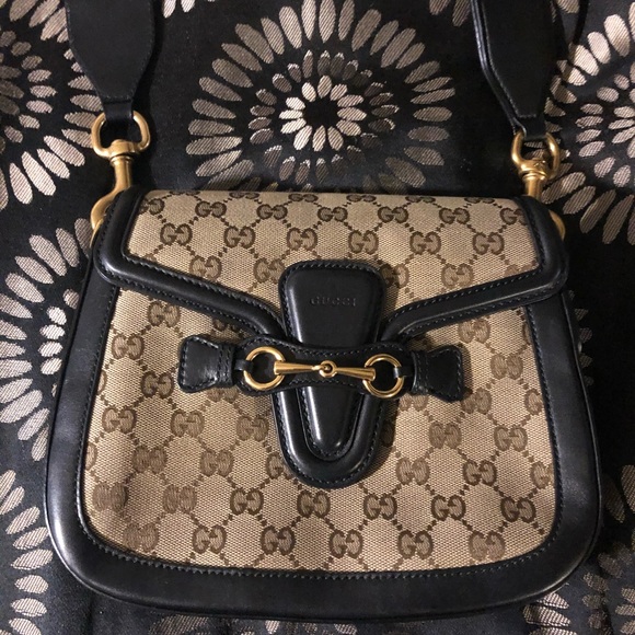gucci lady web black